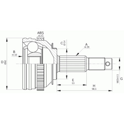HANZE                                HC158, Nenurodytas gamintojas, HC158, auto detalė