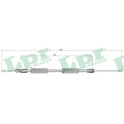 trosas, stovėjimo stabdys
                                LPR                                C0735B, Nenurodytas gamintojas,