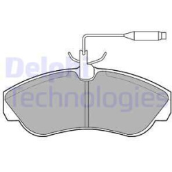 stabdžių trinkelių rinkinys, diskinis stabdys
                                DELPHI                                      