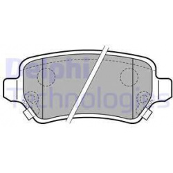 stabdžių trinkelių rinkinys, diskinis stabdys
                                DELPHI                                      