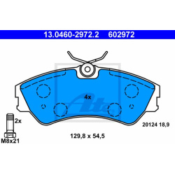 stabdžių trinkelių rinkinys, diskinis stabdys
                                ATE                                         