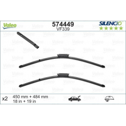 valytuvai SILENCIO FLAT BLADE SET
                                VALEO                                                574449