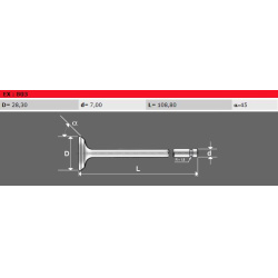 Vožtuvas išmetimo
                                GIEFFE Italija                                                G0803K, GIE