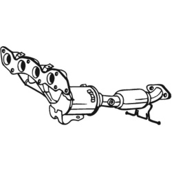 katalizatoriaus keitiklis
                                BOSAL                                                090-107, Nenur