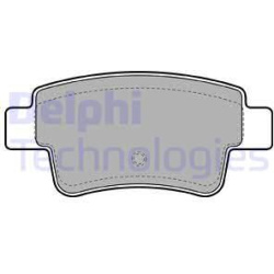 stabdžių trinkelių rinkinys, diskinis stabdys
                                DELPHI                                      