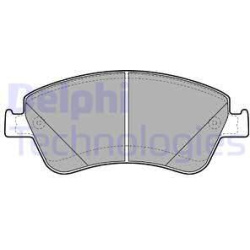 stabdžių trinkelių rinkinys, diskinis stabdys
DELPHI