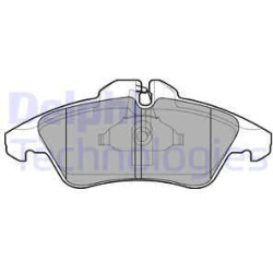 stabdžių trinkelių rinkinys, diskinis stabdys
                                DELPHI                                      