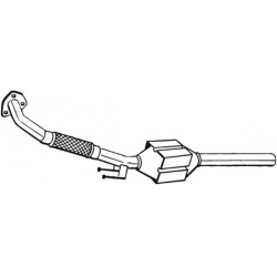 katalizatoriaus keitiklis
BOSAL 099-998, Nenur