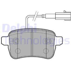 stabdžių trinkelių rinkinys, diskinis stabdys
                                DELPHI                                      