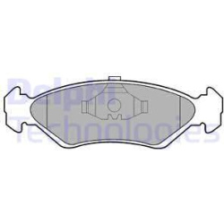 stabdžių trinkelių rinkinys, diskinis stabdys
DELPHI