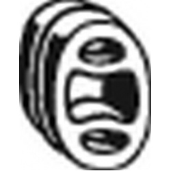 laikiklis, išmetimo sistema
                                BOSAL                                                255-041, Ne