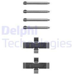 priedų komplektas, diskinių stabdžių trinkelės
                                DELPHI                                   