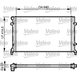 Aušinimo radiatorius
                                VALEO                                                734332, VALEO, 734