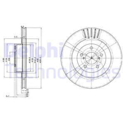 stabdžių diskas (1vnt)
                                DELPHI                                                BG3413, Nenuro