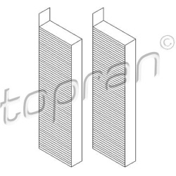 filtrų rinkinys, kabinos oras
                                TOPRAN                                                722 261,