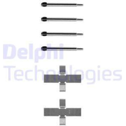 priedų komplektas, diskinių stabdžių trinkelės
                                DELPHI                                LX0