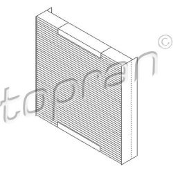 filtras, salono oras
                                TOPRAN                                206 732, Nenurodytas gamintojas, 2