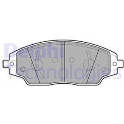 stabdžių trinkelių rinkinys, diskinis stabdys
                                DELPHI                                      