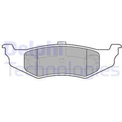 stabdžių trinkelių rinkinys, diskinis stabdys
                                DELPHI                                      