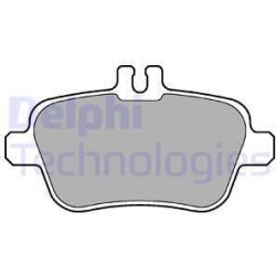 stabdžių trinkelių rinkinys, diskinis stabdys
                                DELPHI                                      