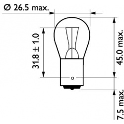 galinio rūko žibinto lemputė
                                PHILIPS                                13498CP, PHILIPS, 1349