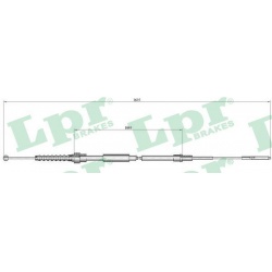 trosas, stovėjimo stabdys
                                LPR                                C0942B, Nenurodytas gamintojas,