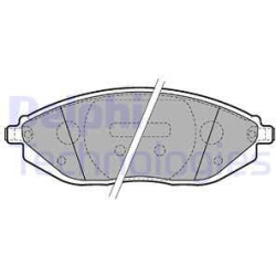 stabdžių trinkelių rinkinys, diskinis stabdys
DELPHI