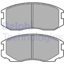 stabdžių trinkelių rinkinys, diskinis stabdys
                                DELPHI                                      