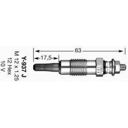 kaitinimo žvakė D-Power
                                NGK                                                7503, NGK, 7503,