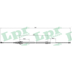 trosas, stovėjimo stabdys
                                LPR                                C0808B, Nenurodytas gamintojas,
