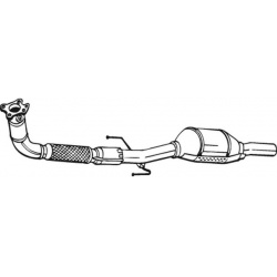 katalizatoriaus keitiklis
                                BOSAL                                                099-546, Nenur