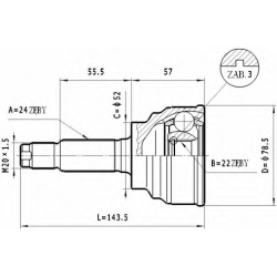 HANZE                                                HC035, Nenurodytas gamintojas, HC035, auto detalė
