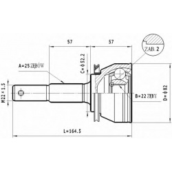 HANZE                                                HC110, Nenurodytas gamintojas, HC110, auto detalė