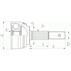 HANZE                                                HC271, Nenurodytas gamintojas, HC271, auto detalė