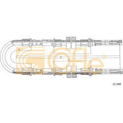 trosas, stovėjimo stabdys
                                COFLE                                                11.568, Nenur