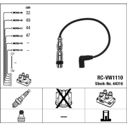 uždegimo laido komplektas
                                NGK                                                44316, NGK, 443