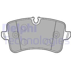 stabdžių trinkelių rinkinys, diskinis stabdys
                                DELPHI                                      