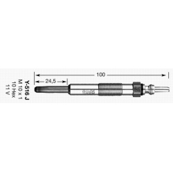 kaitinimo žvakė D-Power
                                NGK                                                6416, NGK, 6416,