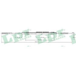 trosas, stovėjimo stabdys
                                LPR                                                C0960B, Nenurod
