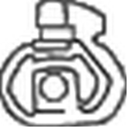 laikiklis, išmetimo sistema
                                BOSAL                                                255-026, Ne