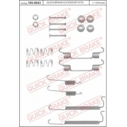 priedų komplektas, stabdžių trinkelės
                                QUICK BRAKE                                        