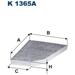 filtras, salono oras
                                FILTRON                                                K 1365A, Nenurody