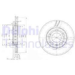 stabdžių diskas (1vnt)
                                DELPHI                                BG3695, Nenurodytas gamintojas