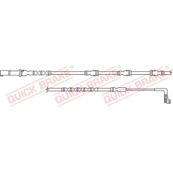 įspėjimo kontaktas, stabdžių trinkelių susidėvėjimas
                                QUICK BRAKE                      