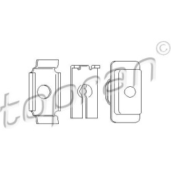 remonto komplektas, sankabos valdymas (transmisijos dalys)
                                TOPRAN                            