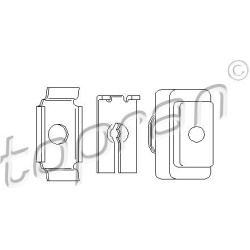 remonto komplektas, sankabos valdymas (transmisijos dalys)
                                TOPRAN                            