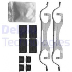 priedų komplektas, diskinių stabdžių trinkelės
                                DELPHI                                   