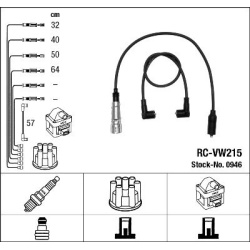 uždegimo laido komplektas
                                NGK                                                0946, NGK, 0946