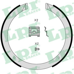 stabdžių trinkelių komplektas, stovėjimo stabdis
                                LPR                                     