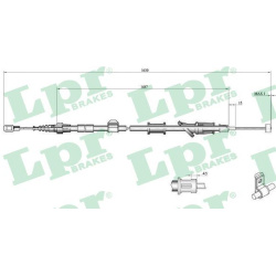 trosas, stovėjimo stabdys
                                LPR                                C0916B, Nenurodytas gamintojas,